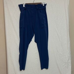Athleta Women's Blue BeltedTrousers